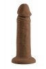 EVOLVED 6INCH VIBRATING DONG, DARK FLESH - dildo z wibracjami (cielisty) EVOLVED 6INCH VIBRATING DONG, DARK FLESH - dildo z wibracjami (cielisty)
